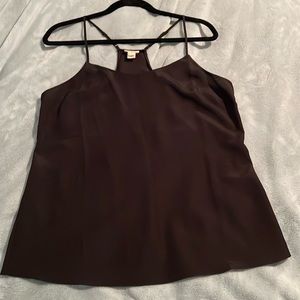 J Crew tank black tank size 10